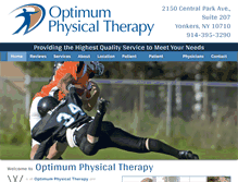 Tablet Screenshot of optimumpt.org